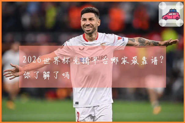 2026世界杯竞猜平台哪家最靠谱？你了解了吗